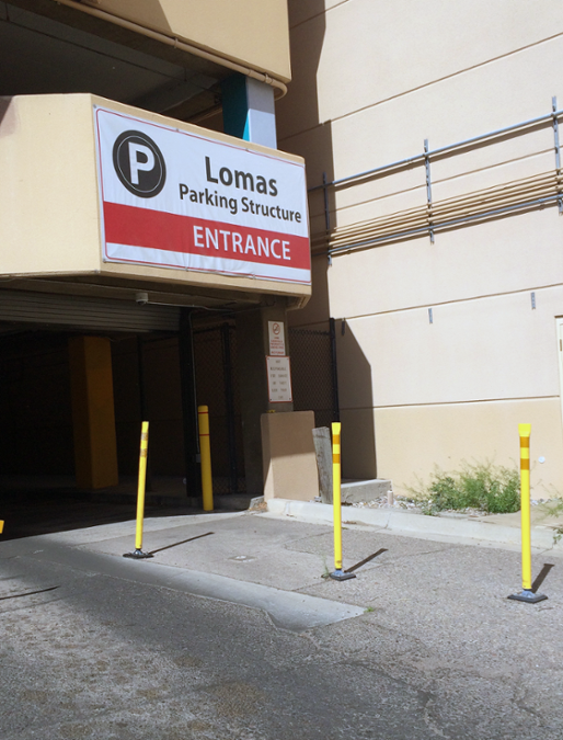 Lomas parking structure entrance